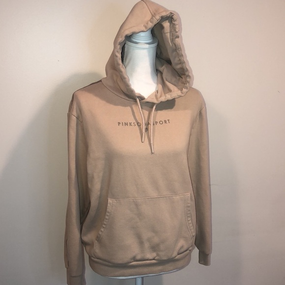 PINK SODA SPORT SZ. (UK 10 EU38)Tan hoodie, sweatshirt Sz. S - Picture 3 of 12